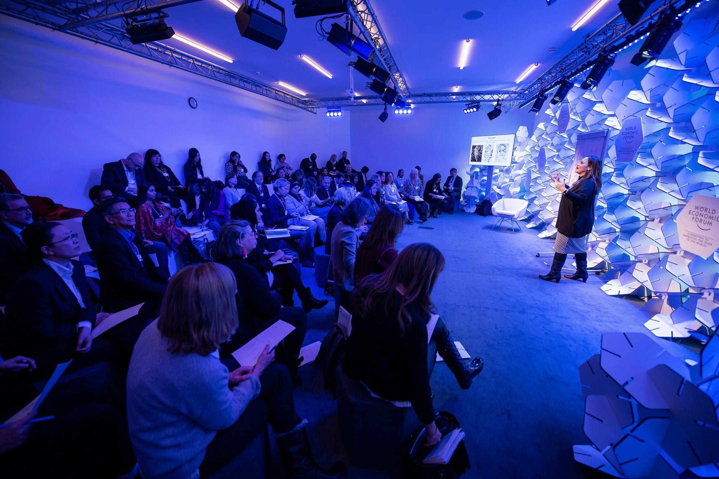 Conference audience at a corporate event
